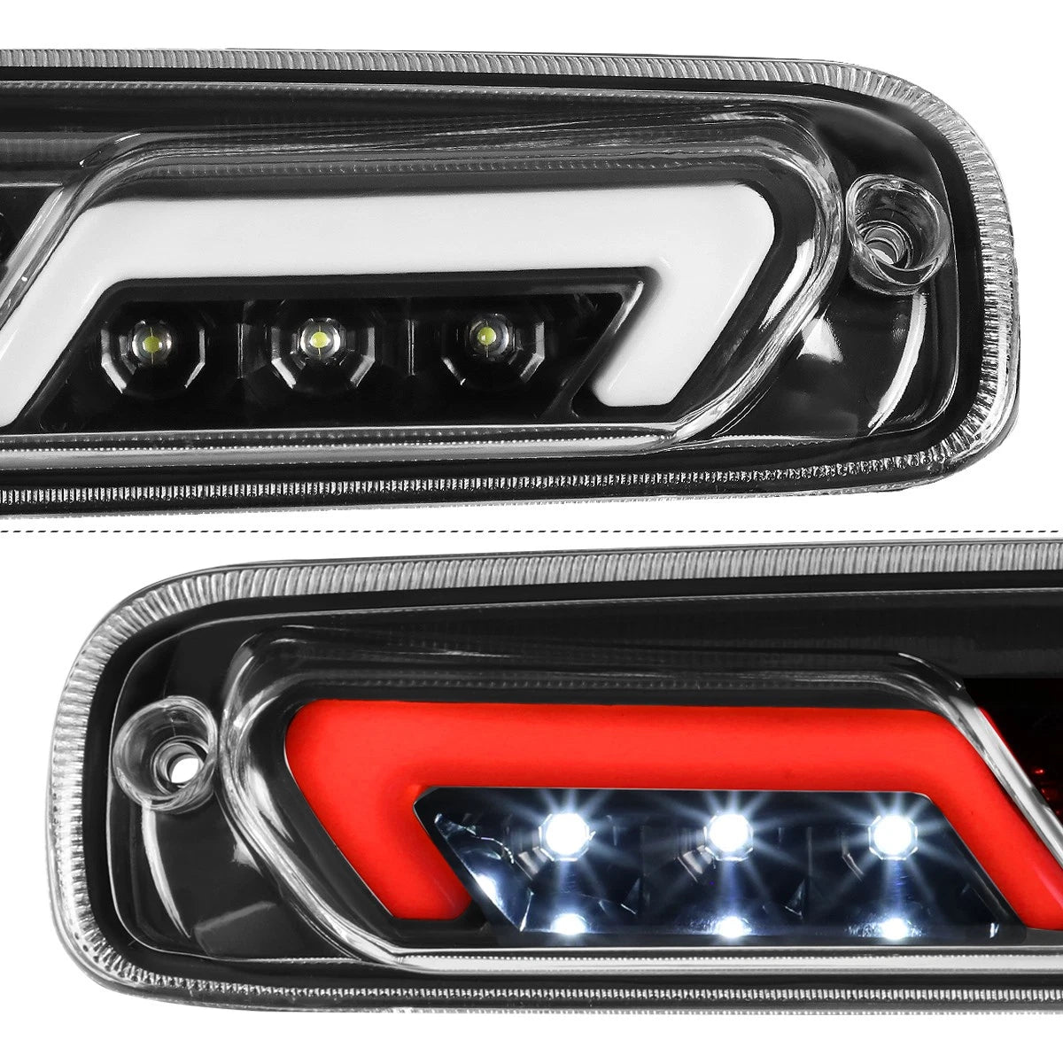 Sequential LED 3rd Tail Brake Light + Cargo Lamp for Silverado/Sierra (1999–2007)