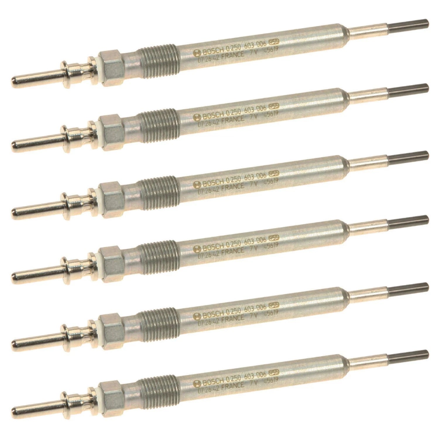 Set of 6 Diesel Glow Plugs for BMW F10 F02 F15 535d xDrive X5 xDrive35d