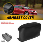 Center Armrest Console Lid Cover Trim Leather Black for Toyota Camry (2012–2017)