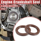 2pcs Engine Crankshaft Seal No. 90311-42036 for Toyota Avalon (2005–2018) Rubber