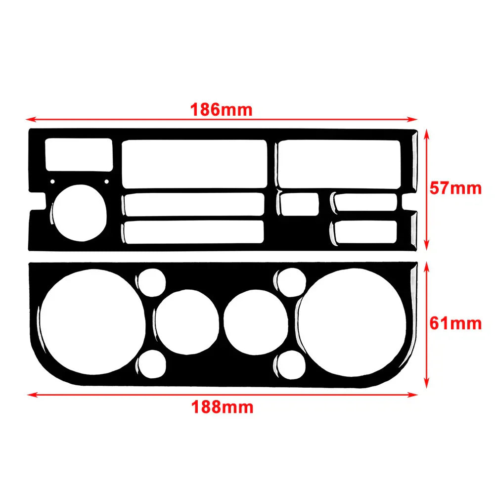 AC Climate Control Panel Cover Trim for BMW 3 Series E36 (1994-1996)