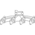 Exhaust Manifold for Ford 7100 7500 755B 7000 750 755A 755 7200 (All Years)