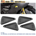 Set of 4 Flush Mount LED Turn Signal Indicator Lights for Motorcycle