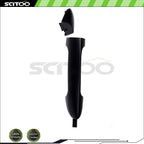 Outside Door Handle for Kia Spectra (2004–2009) - Black, Rear Left Driver