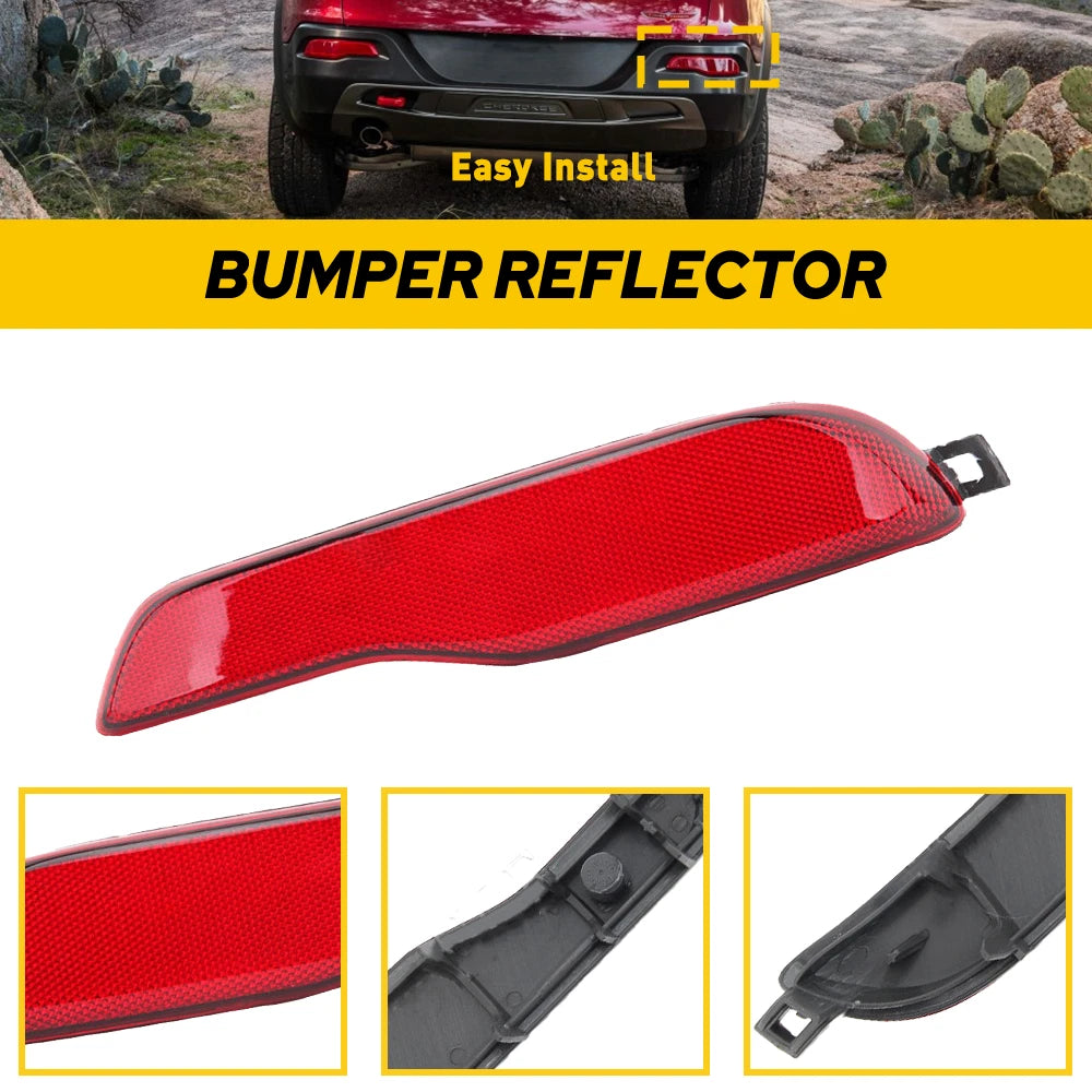 Rear Right Bumper Reflector Light for Jeep Cherokee (2014–2018)