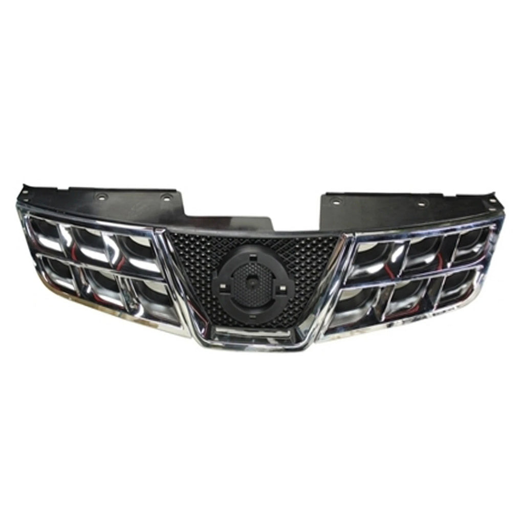 Replacement Black Chrome Plastic Front Grille for Toyota Hilux (2005–2015)
