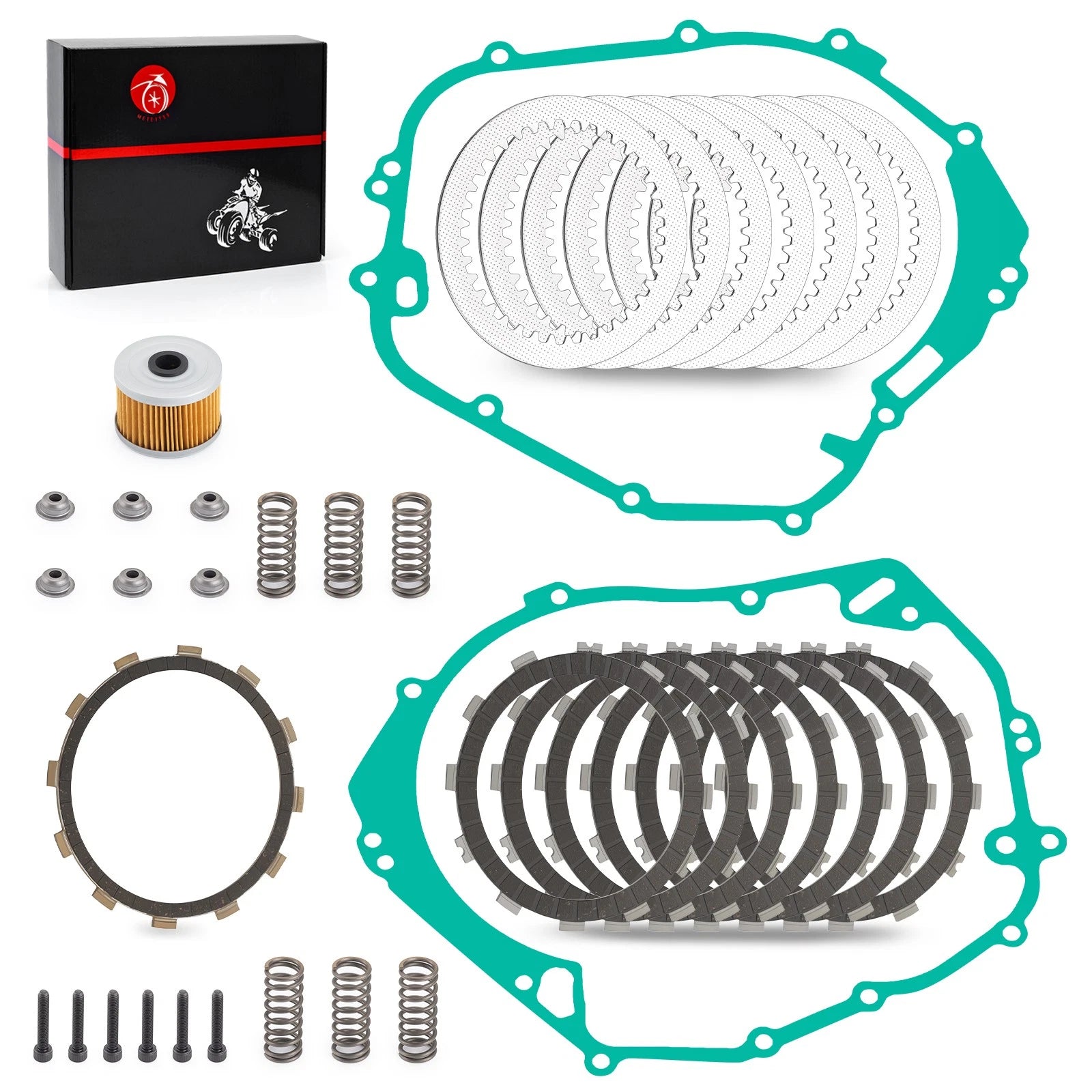 Clutch Friction Plates Kit & Gaskets for Polaris Outlaw 500 (2006–2007)