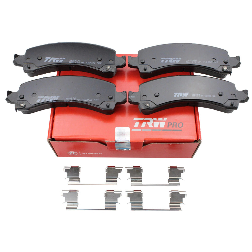Set of 4 TRW Pro Rear Metallic Brake Pads for Chevy Express 2500 GMC Savana 3500