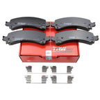Set of 4 TRW Pro Rear Metallic Brake Pads for Chevy Express 2500 GMC Savana 3500