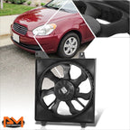 Radiator Cooling Fan Assembly w/ Shroud for Hyundai Accent (2006–2011)