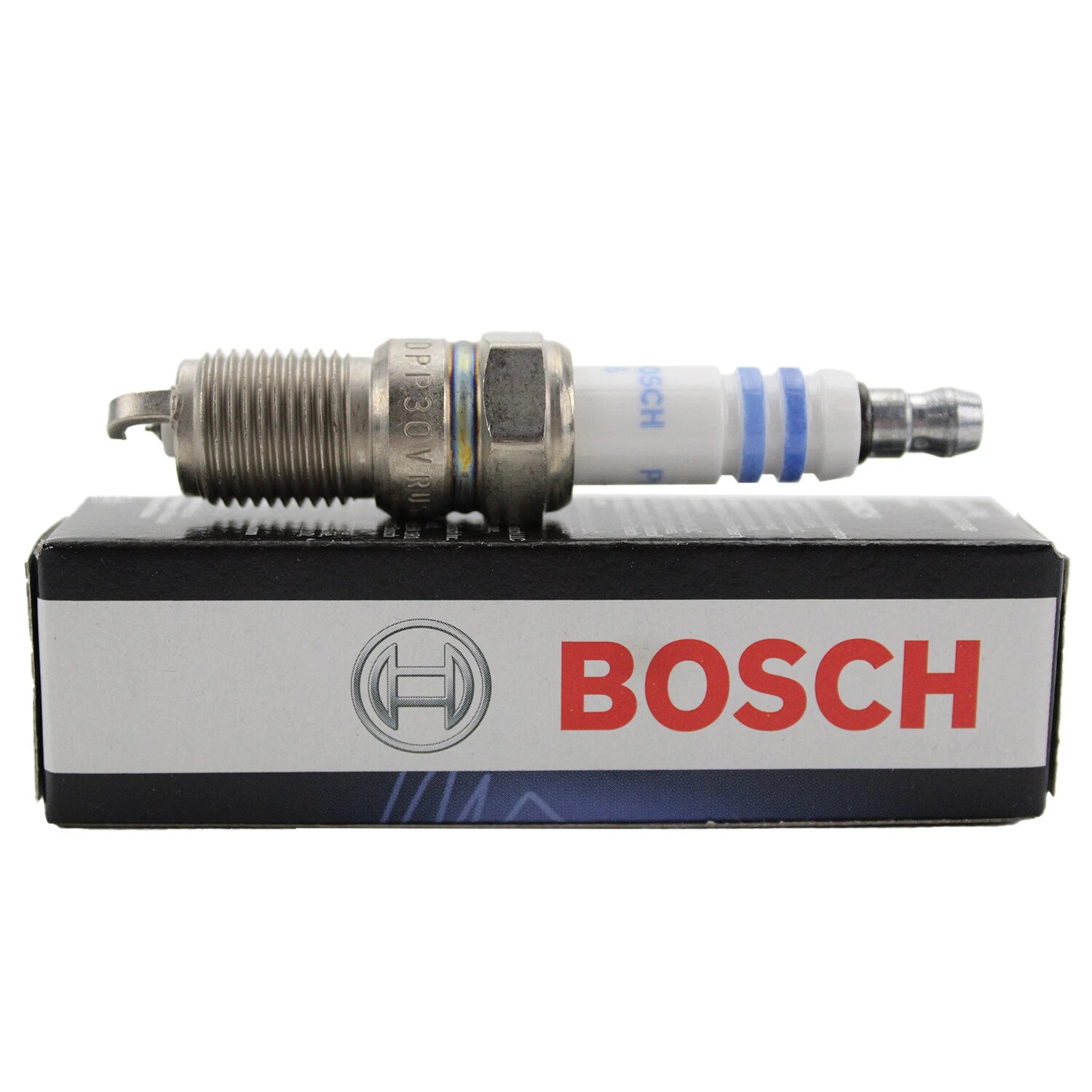 Spark Plug Set of 4 for Buick Cadillac Chevy Ford Oldsmobile Pontiac Mazda (Bosch Platinum)