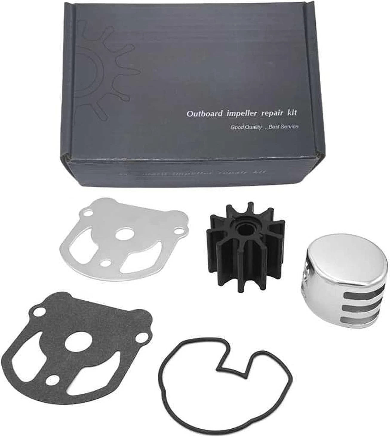 Water Pump Rebuild Impeller Kit for OMC Cobra Stern Drives (2.3L–7.5L)