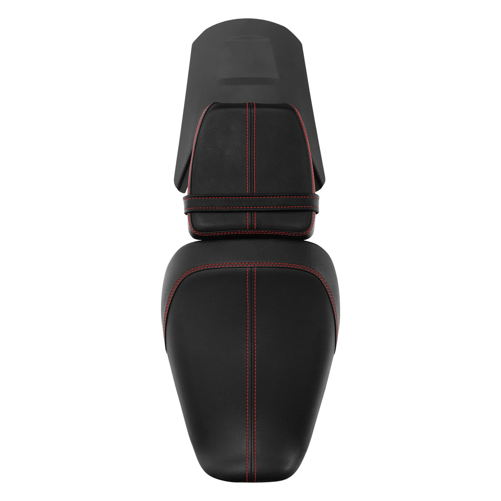 Black Red PU Leather Seats for Harley RH1250S (2021–2023)