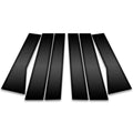 6pc Carbon Fiber Pillar Post Covers for 2022-2023 Mitsubishi Outlander