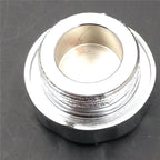 Chrome Brake Fluid Reservoir Cap Cover for Kawasaki ZZR600 (2005–2007) / ZX14R (2006–2012)
