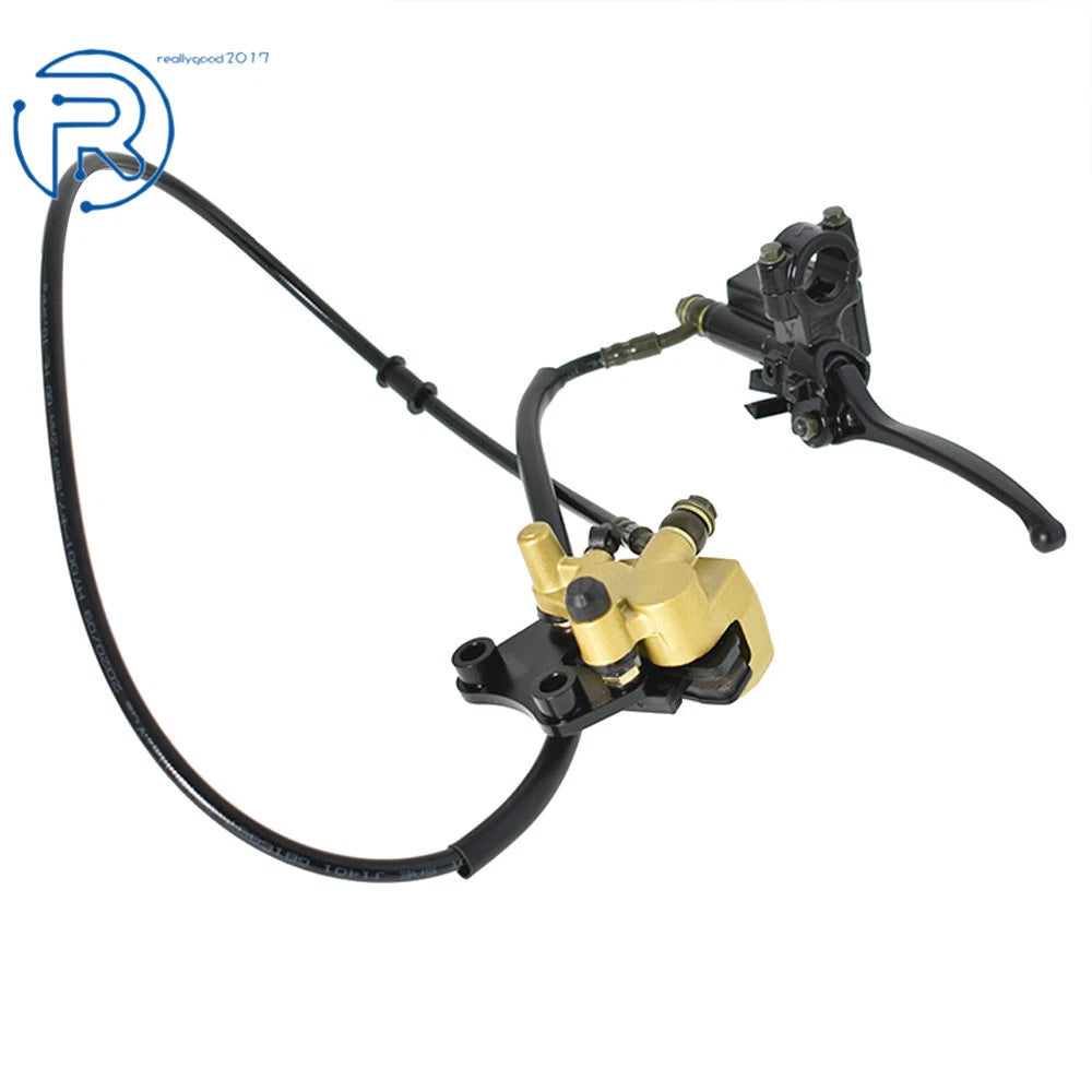 Hydraulic Front Disc Brake Caliper System for Quad Dirt Bike ATV (90cc-250cc)