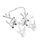 Front Brake Caliper Spacers Kit for Aprilia Tuono V4 1100 (2017–2019)