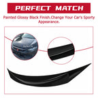Gloss Black Front Bumper Trim for Honda Civic (2016-2021)