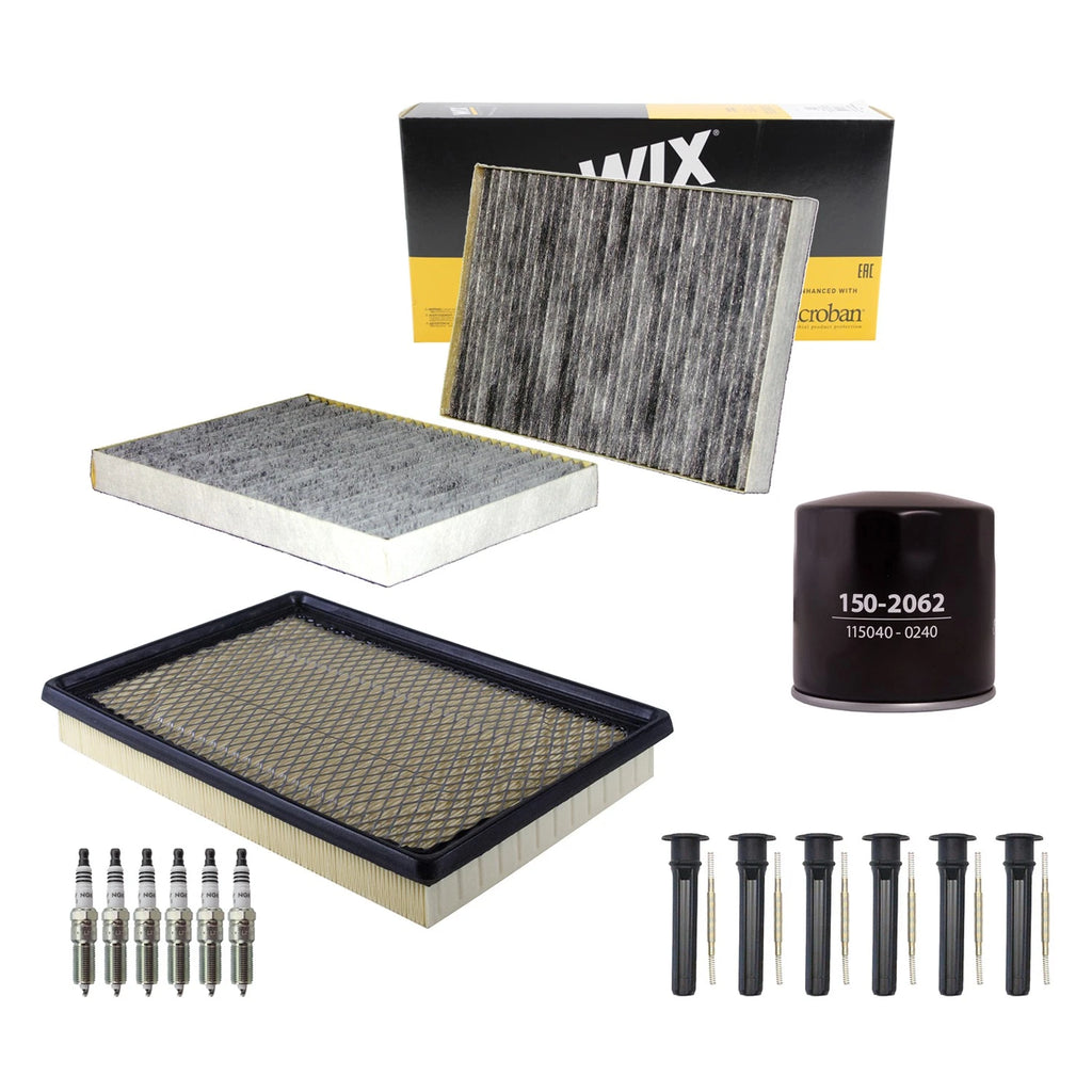 Tune Up Kit with NGK 6 Spark Plugs & Boots for Dodge Magnum SE (2005)