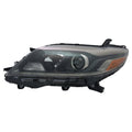 Replacement Driver Side Halogen Headlight Assembly w/LED Daytime Running Lamp