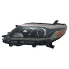 Replacement Driver Side Halogen Headlight Assembly w/LED Daytime Running Lamp