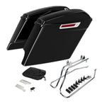5" Stretched Saddlebag & 6x9" Speaker Lid & Bracket for Harley Softail (1984–2017)
