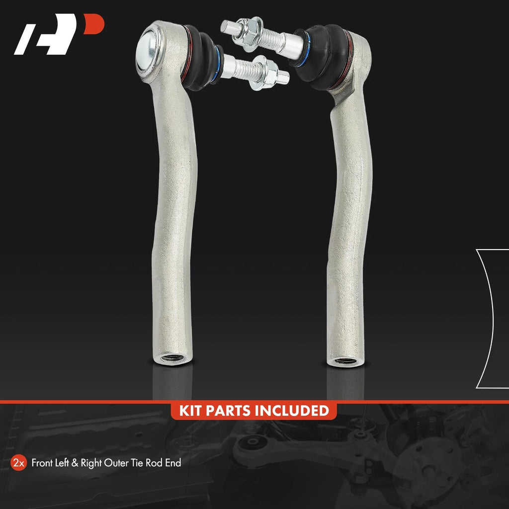 2X Front Outer Side Tie Rod End for Ford Bronco (2021-2023)
