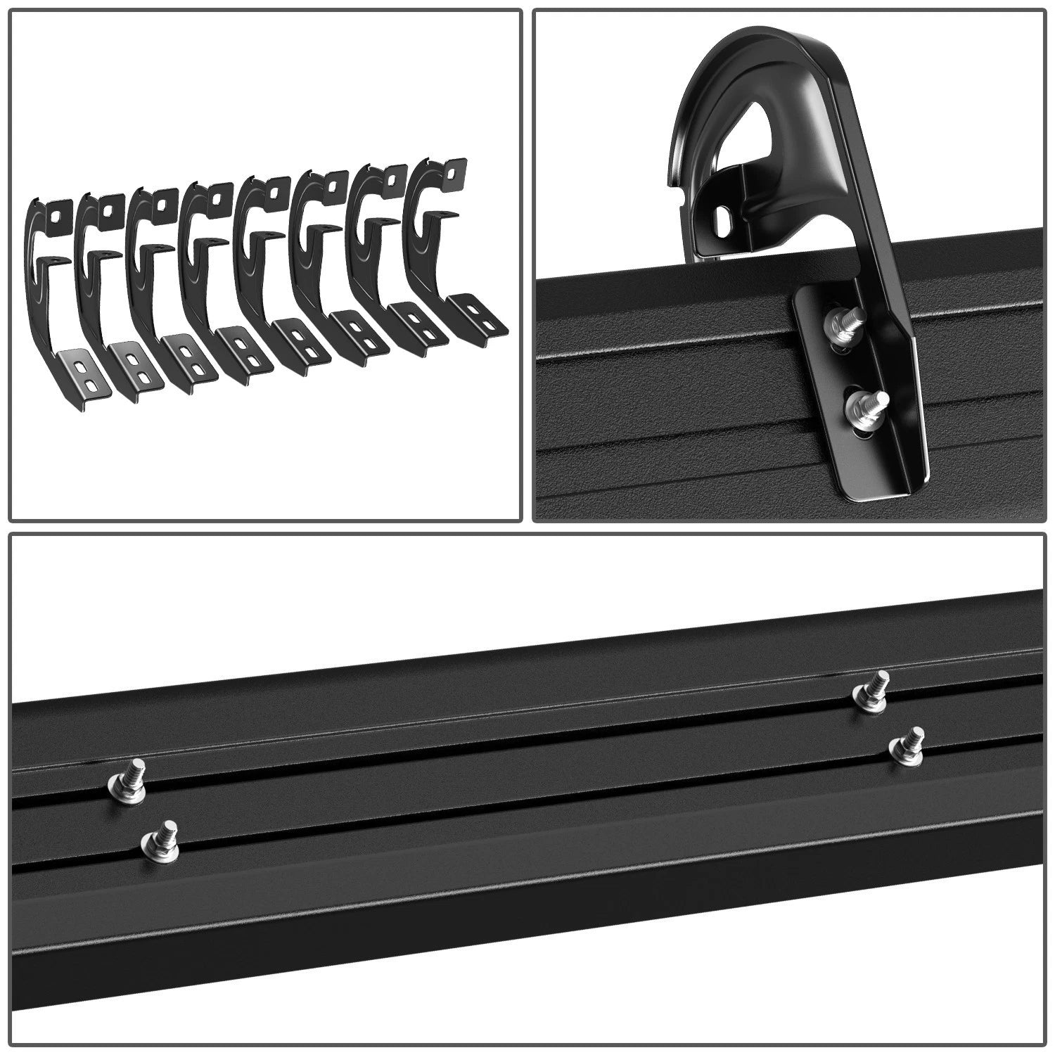 Set of 2 Nerf Bar Running Boards for Ford F150 Crew Cab (2004–2014)