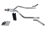 Dual Exhaust Kit for Chevy Blazer (1992–1994) - 2.5" Y Pipe, Black Tips