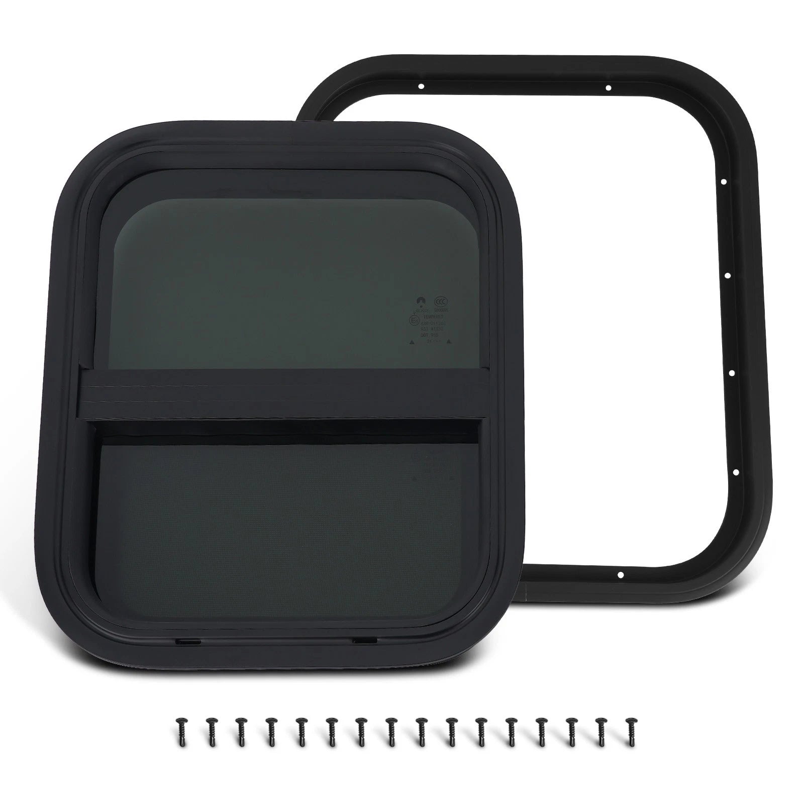 14" x 16" Vertical Push Pull RV Window for RV/Camper/Trailer/Food Truck