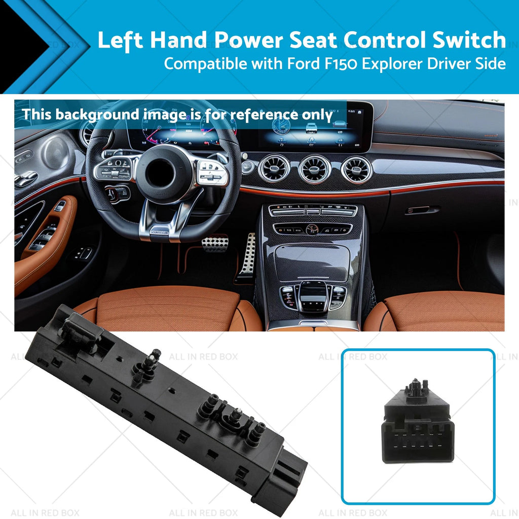 Power Seat Control Switch for Ford F150, Explorer (Driver Side)