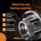 Front Wheel Hub Bearings for Ford F-250 F-350 Super Duty 2011–2016 (4WD)