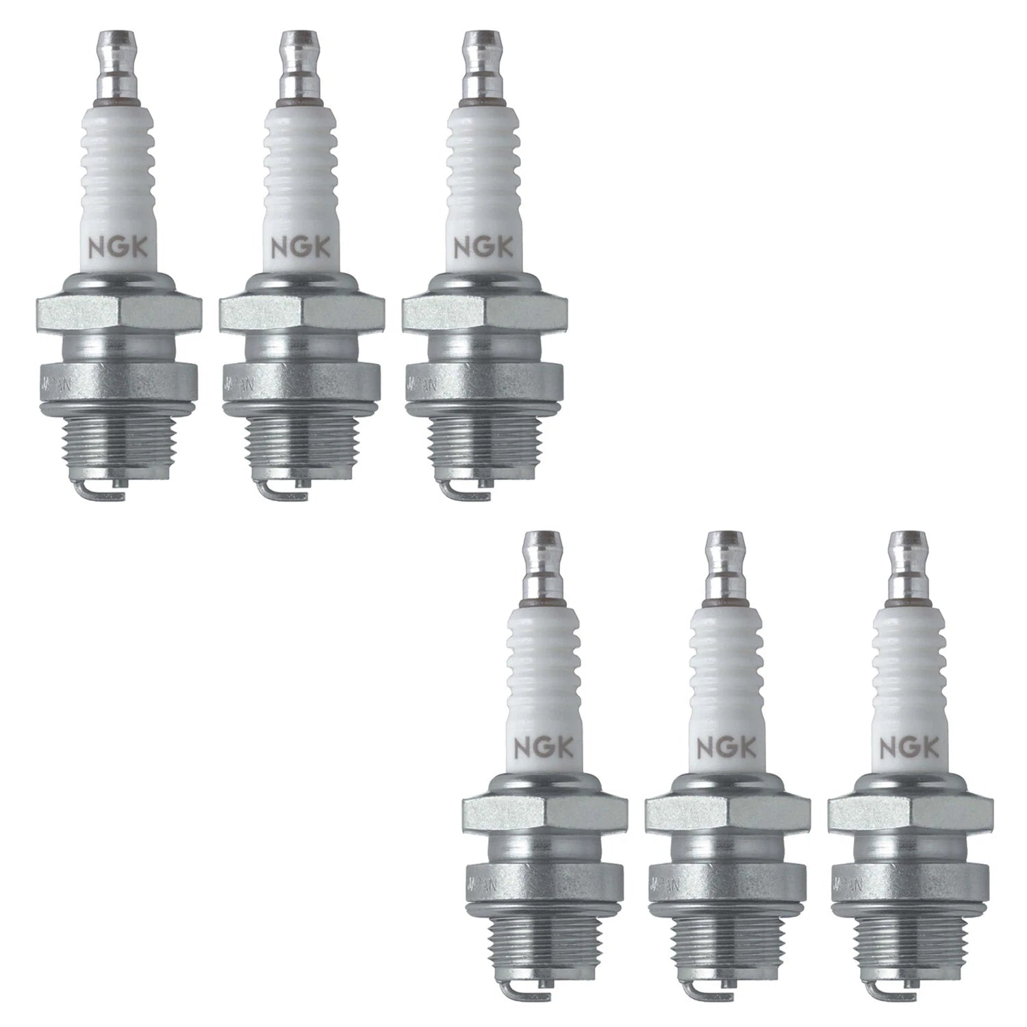 Set of 6 NGK Laser Platinum Spark Plugs 1209 for Express Savana 1500 (1996–2023)