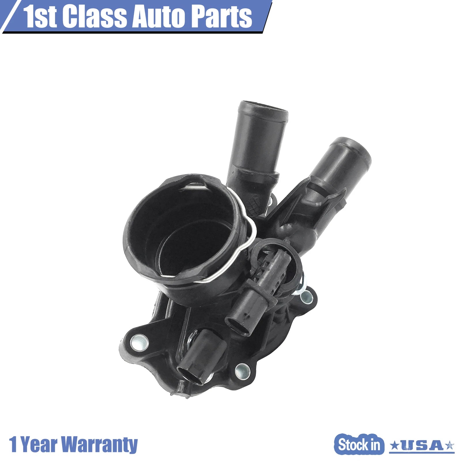 Thermostat with Housing & Seal for Mercedes C250 SLK250 (2012–2015) 2712000315