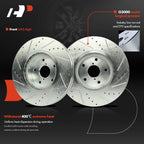 Front Side Drilled Brake Rotors for Subaru Legacy Outback WRX (2000–2023)