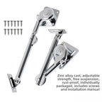 Zinc Alloy Hydraulic Hinges for Cabinet Doors (19mm Max Adjustment)
