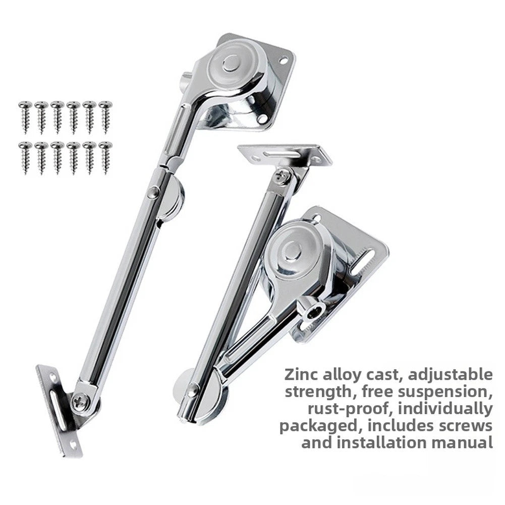 Zinc Alloy Hydraulic Hinges for Cabinet Doors (19mm Max Adjustment)