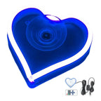 LED Triangle Window Love Neon Light for Vehicle