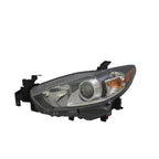Replacement Driver Side Halogen Headlight Lens Housing for 2014-2017 Mazda 6