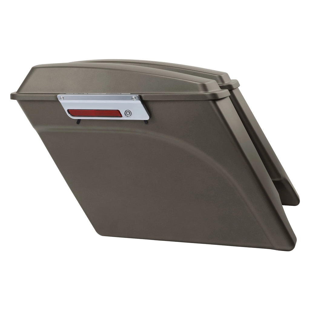 5" Stretched Hard Saddlebags for Harley Street Road Electra Glide (1993–2013)