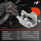 Front Driver Side Brake Caliper with Bracket for Kia Sorento (2011-2020)