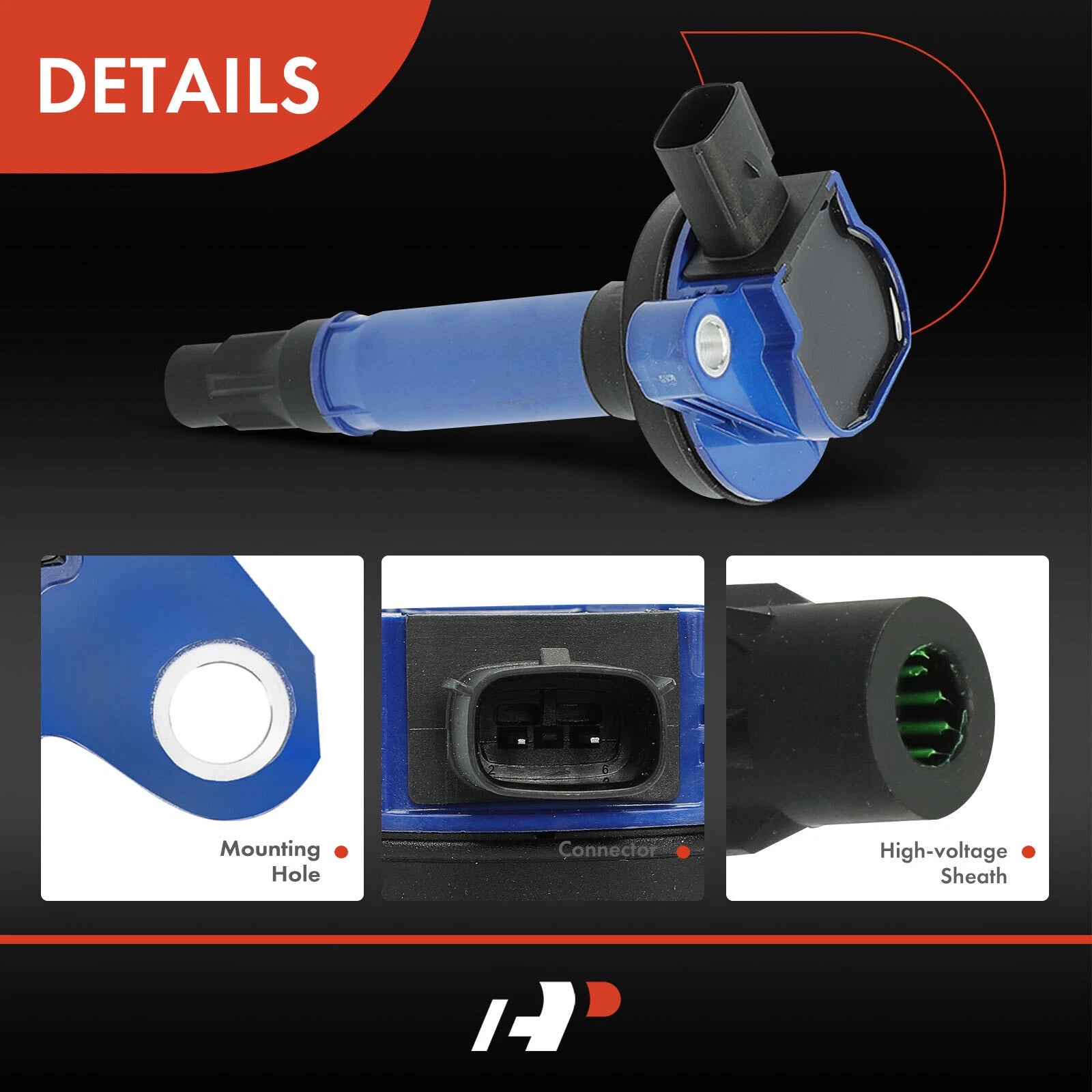 6X Blue Ignition Coil for Ford F-150 Explorer Fusion Mazda 6 (2011–2017)
