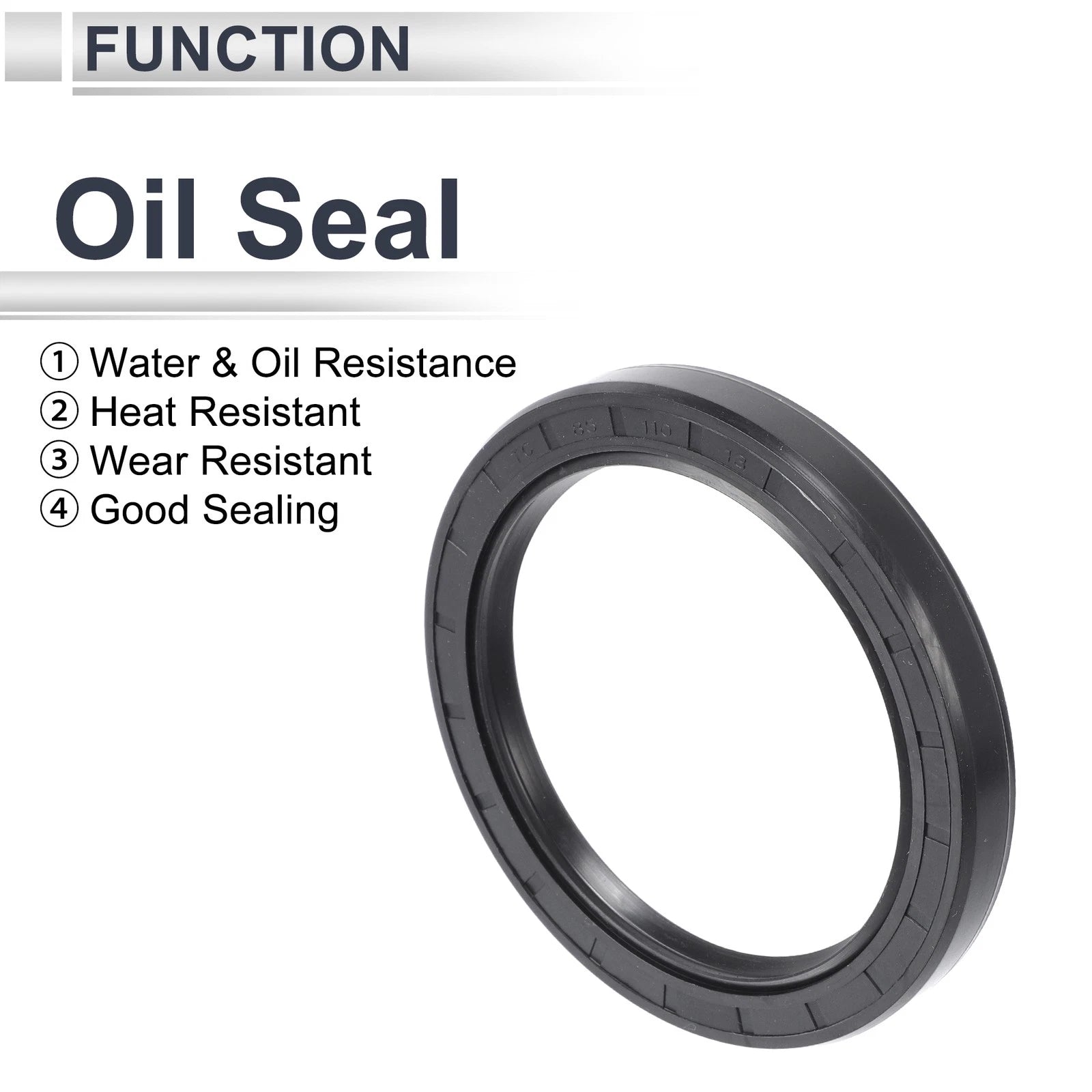 Set of 5 Oil Seal Rotary Shaft Seal NBR Rubber 85x110x13mm
