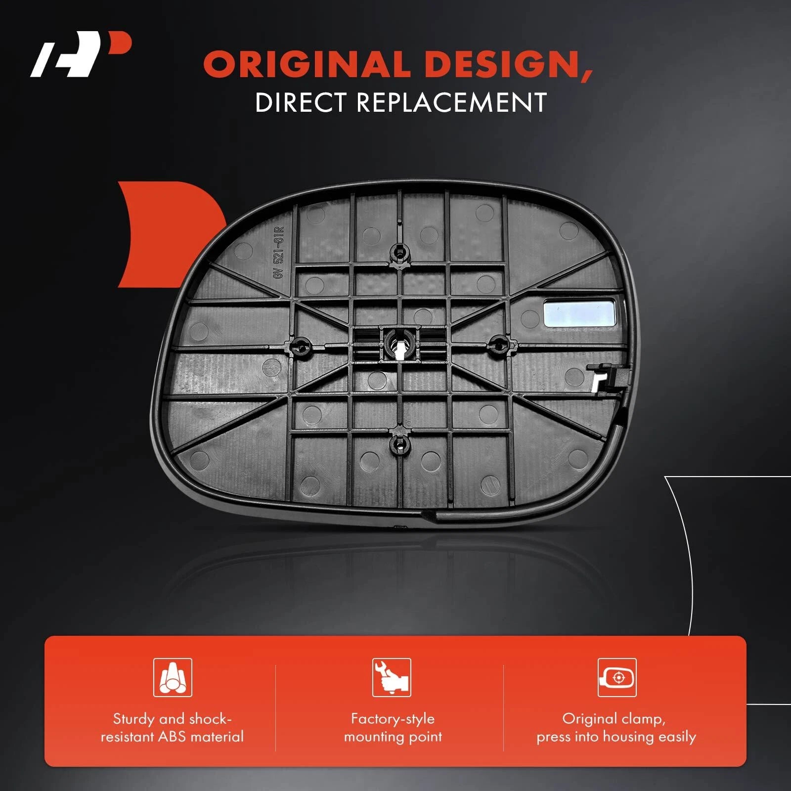 Manual Mirror Glass Pair for Ford F-150 (1997–2003) F-250 (1997–1999) Expedition