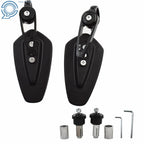 7/8" Handle Bar End Rearview Side Mirrors for Honda Yamaha Motorcycle