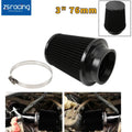3" High Flow Inlet Dry Air Filter for Cold Air Intake