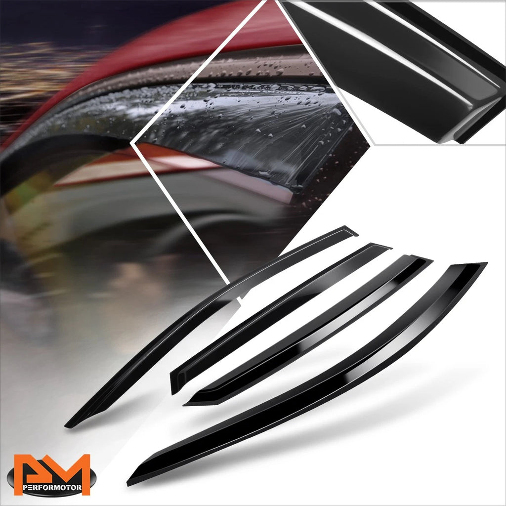 Set of 4 Tape-on Side Window Visors for Honda Accord (2018–2022)
