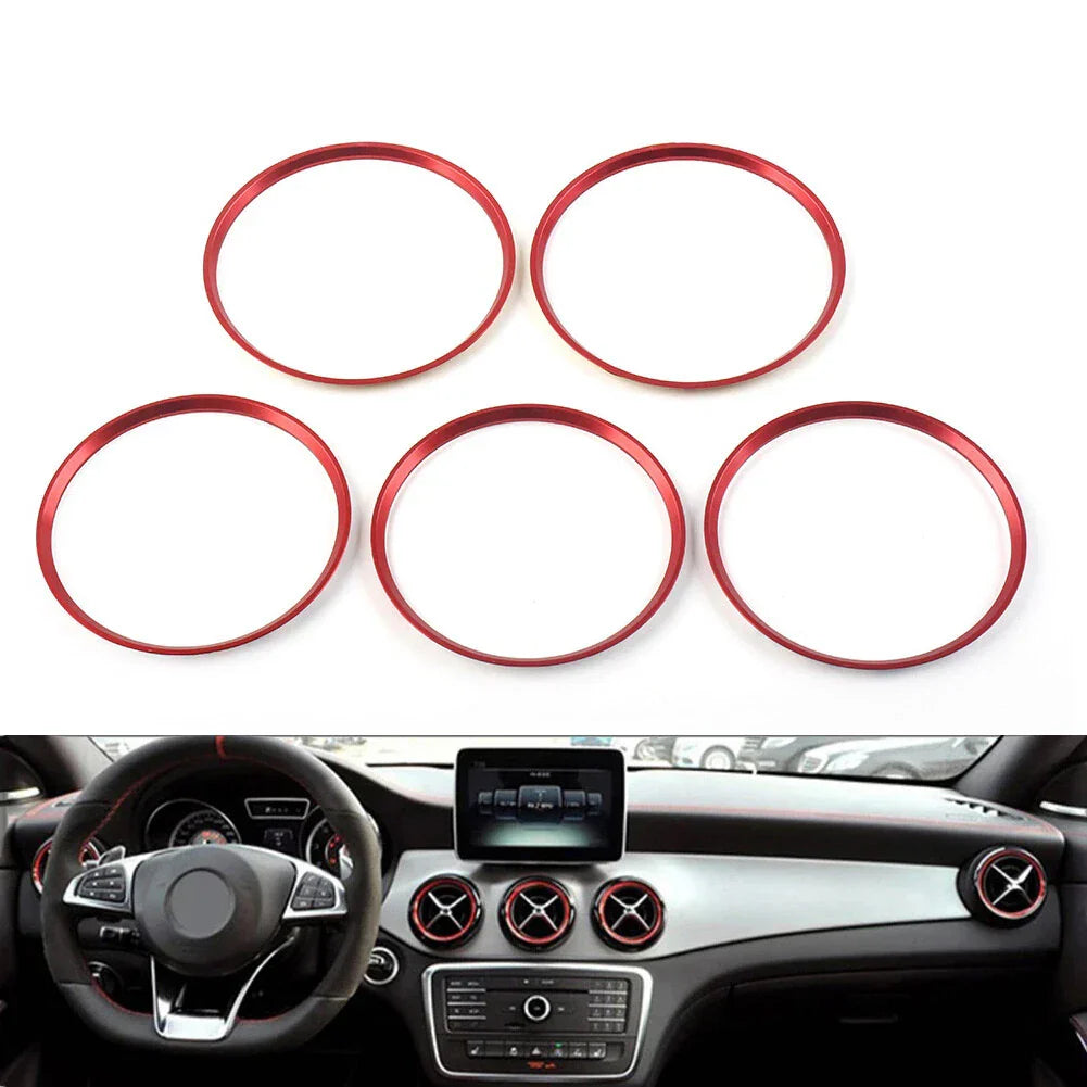Air Condition Vent Outlet Ring Cover Trim for Mercedes A B CLA GLA Class