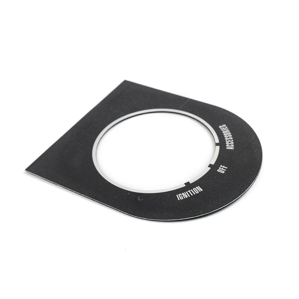 Dash Cover Switch Nameplate for Harley Dyna FXDWG (1993–2003), Softail FXST FLST (1996–2017)