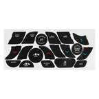 Set of 4 AC Climate Control Button Repair Decals for Chrysler 200 (2014–2017)